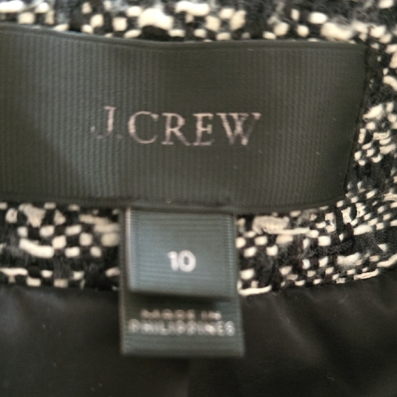 J. Crew Black and Gray Textured Blazer - Picture 4 of 8